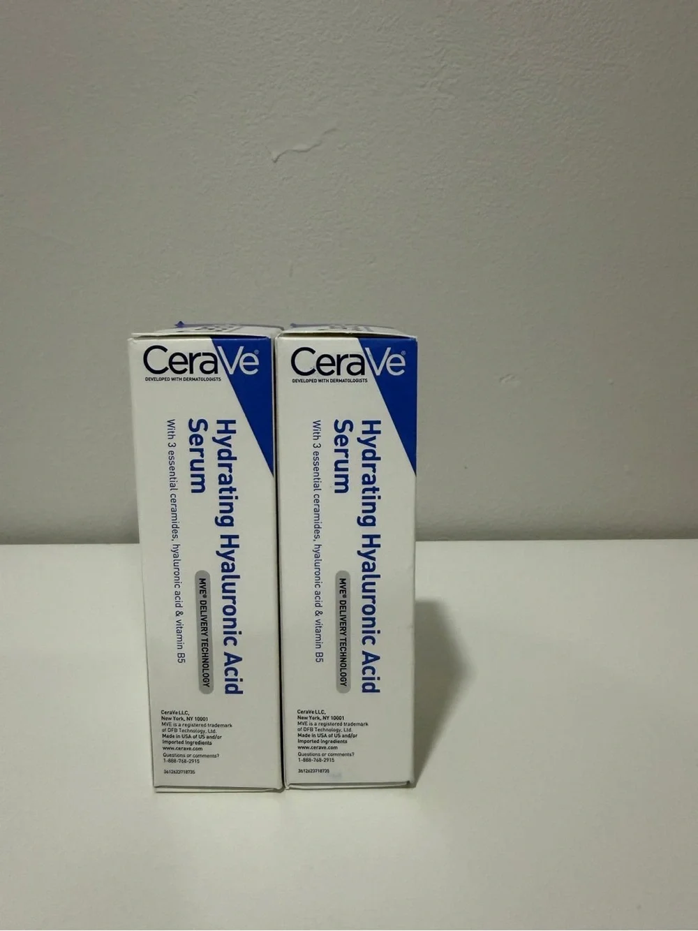 CeraVe Hydrating Hyaluronic Acid Serum 1oz - Lote de 2